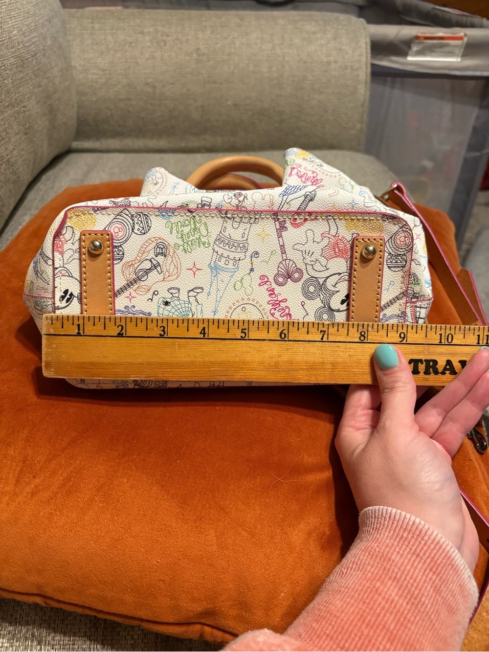 Disney Dooney & Bourke Passport Holder Exclusive- Mini Satchel- Rare Find - Picture 16 of 16